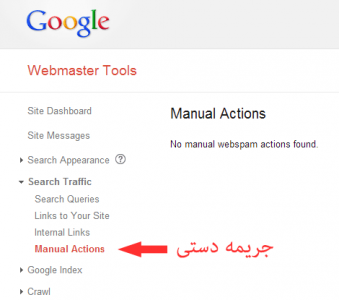 جریمه دستی یا Manual Actions چیست